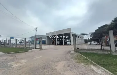 Pavilhão em camobi, amplo de 600 m², em fase de acabamento.