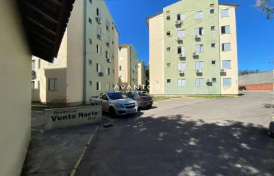 Apartamento aconchegante de 2 dormitórios no terceiro andar do residencial vento