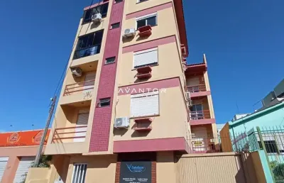 Apartamento central de 1 dormitório, sala de estar, banheiro social, cozinha, ár
