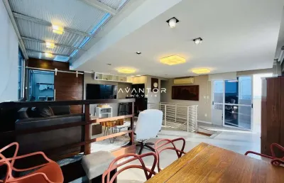 Cobertura, duplex, 3 dormitórios, 1 suíte, mobiliada, medianeira