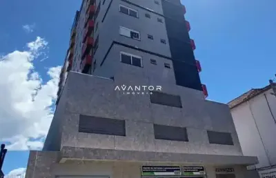 Apartamento novo de 1 dormitório, sala de estar, banheiro social, cozinha e área