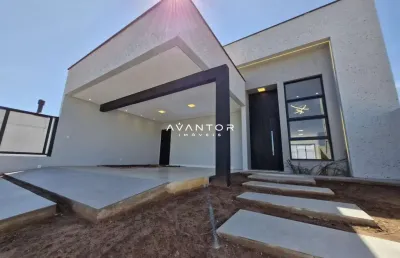 Casa com 3 dormitórios e acabamento alto padrão no residencial alberto schons!