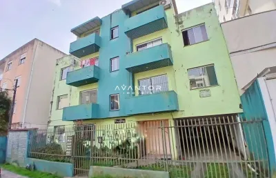 Apartamento central de 1 dormitório, sala de estar, banheiro social, cozinha, sa