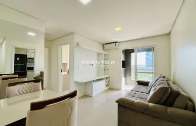 Apartamento, 2 dormitórios, 1 suíte, mobiliado, 1 vaga, uglione