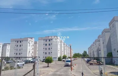 Apartamento de 2 dormitórios, sala de estar, banheiro social, cozinha, área de s