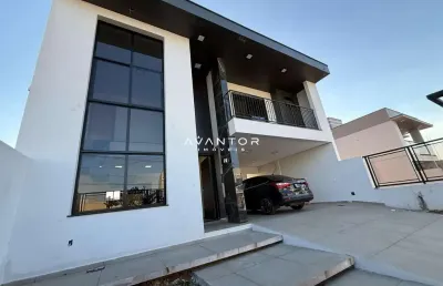 Casa à venda no loteamento alberto shons, com 3 suítes e área de lazer completa