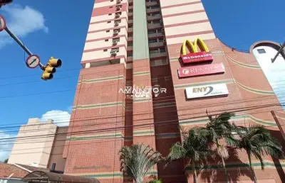 Apartamento no royal plaza de 1 dormitório, sala de estar, banheiro social, cozi