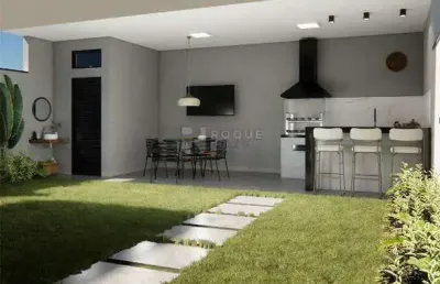 Casa com 03 quartos e área gourmet a venda, no residencial colinas do engenho ii, em limeira