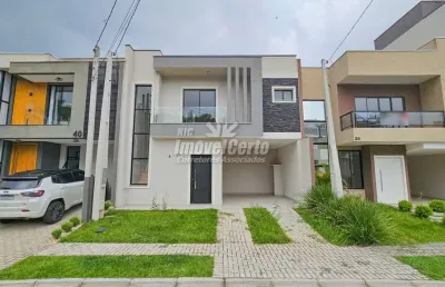 Casa em condomínio fechado com 3 quartos à venda na rua vereador ângelo burbello, umbará, curitiba, 144 m2 por r$ 950.000