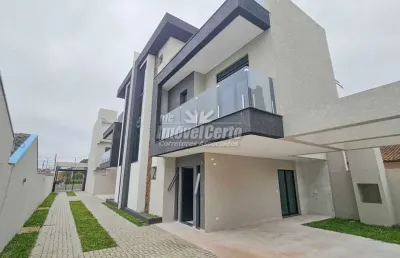 Casa em condomínio fechado com 3 quartos à venda na rua jorge de poli, xaxim, curitiba, 138 m2 por r$ 850.000