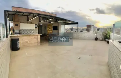 Cobertura com 4 quartos sendo 4 suítes com 4 vagas de garagem no bairro castelo.