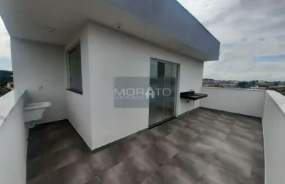 Cobertura em torre única 2 quartos, 1 vaga. bairro bom jesus-contagem/mg