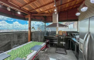 Cobertura com 3 quartos, 2 vagas com 238m², no bairro santa rosa, belo horizonte