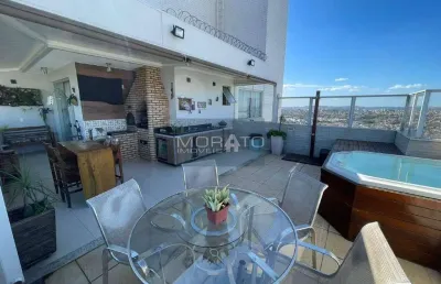 Cobertura 3 quartos, suíte, 3 vagas no bairro palmares
