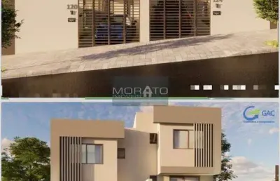 Casa geminada 3 quartos, 1 suíte, 2 vagas de garagem no bairro santa amélia