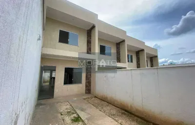 Casa geminada 2 quartos, 2 vagas de garagem em betim - mg