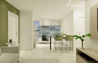 Apartamentos 02 quartos, suíte, 1 vaga de garagem, bairro santa mônica