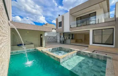 Casa com 4 quartos, 4 vagas de garagem no condomínio rosa dos ventos