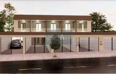 Casa geminada com 2 quartos sendo um suite e uma vaga no bairro são joão batista!