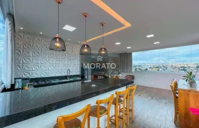 Cobertura 4 quartos, 2 vagas de garagem, no bairro álvaro camargos