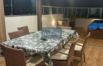 Cobertura 4 quartos 2 suítes e 6 vagas no inconfidentes