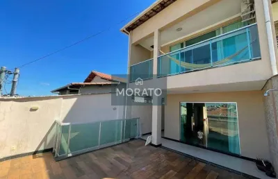 Casa duplex com 3 quartos, 01 suíte, 2 vagas. xangri-lá- contagem.