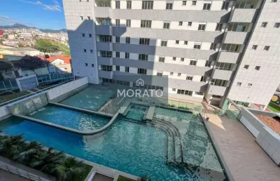 Apartamento 3 quartos, suíte, 2 vagas de garagem, lazer completo no bairro carlos prates.