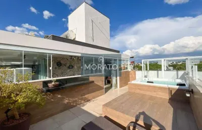 Cobertura 3 quartos, 2 vagas, hidromassagem, à venda no bairro itapoã
