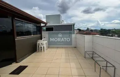 Cobertura 3 quartos, suíte, 2 vagas de garagem, no bairro santa amélia