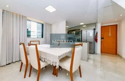 Cobertura 2 quartos com 130m² e 2 vagas no bairro castelo