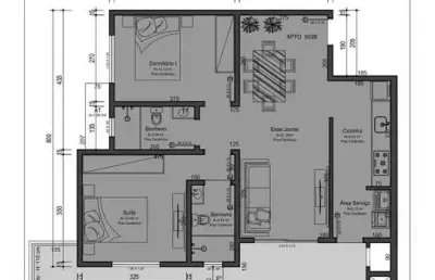Apartamento com 2 quartos à venda na rua jacarandá, 1147, tabuleiro, camboriú por r$ 810.000