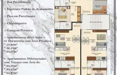 Apartamento com 2 quartos à venda na rua eucalipto, 415, tabuleiro, camboriú por r$ 419.000