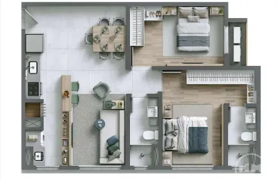 Apartamento com 2 quartos à venda na rua josé pereira liberato, 1390, são joão, itajaí por r$ 650.000