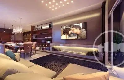 Apartamento com 3 quartos à venda na avenida segunda avenida, 1, meia praia, itapema por r$ 1.445.000