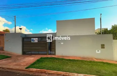 Casa com 3 quartos à venda na Rua Castro Faria, 30, Monte Castelo, Campo Grande