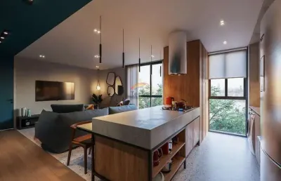 Lançamento, apartamento com 02 dormitórios, sendo 01 suíte e 01 vaga de garagem.
