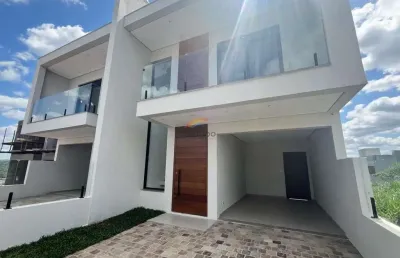 Casa nova/construção com 3 dormitórios sendo 3 suítes, no bairro bela vista de estância velha/rs