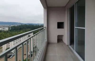 Apartamento novo em andar alto com 2 dormitórios  e 01 garagem.