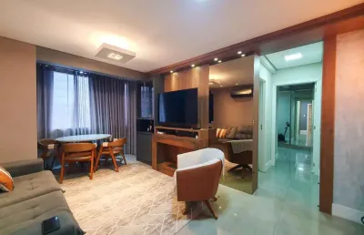 Excelente apartamento semi mobiliado no bairro hamburgo velho / são jorge.