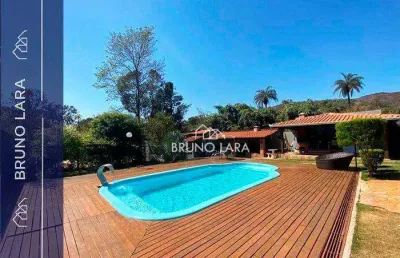 Sítio com 5 dormitórios à venda, 1870 m² por r$ 1.600.000,00 - vivendas santa mônica - igarapé/mg