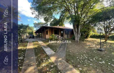 Casa rústica para locação no tradicional condomínio fazenda solar