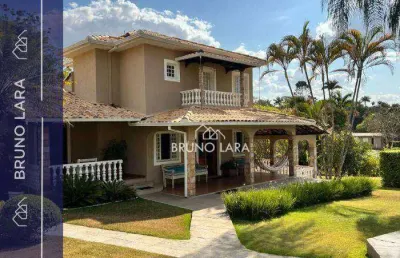 Casa com 4 dormitórios à venda, 400 m² por r$ 4.900.000,00 - condomínio fazenda solar - igarapé/mg