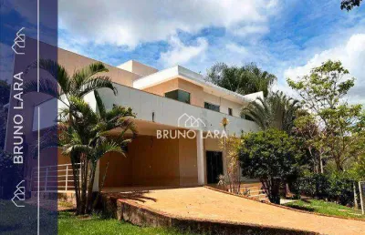 Casa com 5 dormitórios à venda, 500 m² por r$ 1.900.000,00 - condomínio fazenda solar - igarapé/mg