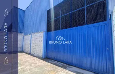 Galpão disponível para locação no bairro alvorada industrial em são joaquim de bicas.