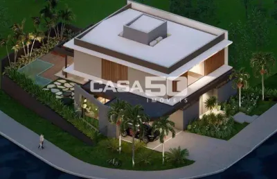 Casa em condomínio fechado com 4 quartos à venda na rua das palmas, 100, alphaville dom pedro, campinas, 340 m2 por r$ 4.100.000