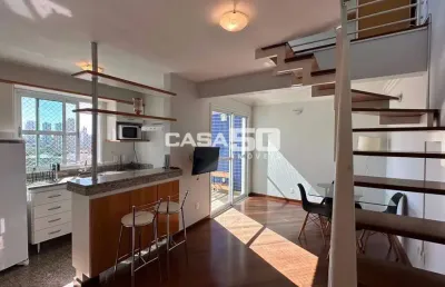 Apartamento com 1 quarto para alugar na rua santo antônio, 135, cambuí, campinas, 64 m2 por r$ 3.700