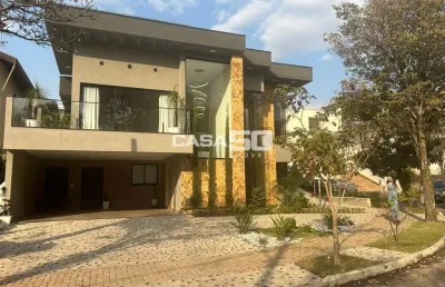 Casa em condomínio fechado com 4 quartos à venda na alameda carlos de carvalho vieira braga, s/n, chácaras alpina, valinhos, 434 m2 por r$ 4.700.000