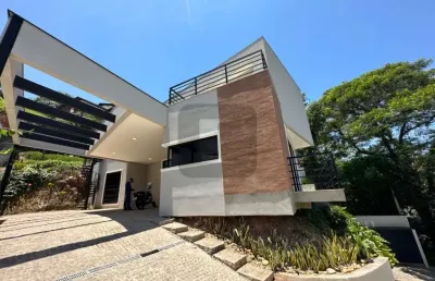 Casa em condomínio fechado com 4 quartos à venda na rua lourenço dal porto, 545, jardim atibaia (sousas), campinas, 288 m2 por r$ 2.990.000