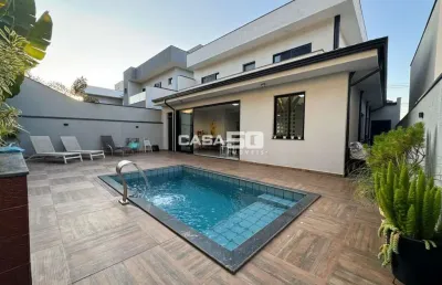 Casa em condomínio fechado com 5 quartos à venda na avenida dois, 1515, jardim são marcos, valinhos, 286 m2 por r$ 1.890.000