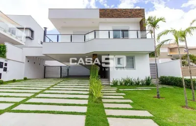 Casa em condomínio fechado com 3 quartos à venda na rua sabiú, 135, loteamento alphaville campinas, campinas por r$ 3.100.000